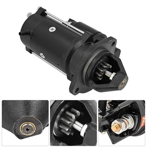 New 12V 9T 6515795 Starter Motor 6658896 1109424 Compatible with Bobcat VF4D 610 600 700 720 620 for Clark Skid Steer Loader 371 525 530 721 733 in Saudi Arabia