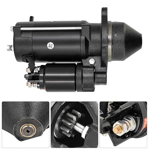 New 12V 9T 6515795 Starter Motor 6658896 1109424 Compatible with Bobcat VF4D 610 600 700 720 620 for Clark Skid Steer Loader 371 525 530 721 733 in Saudi Arabia