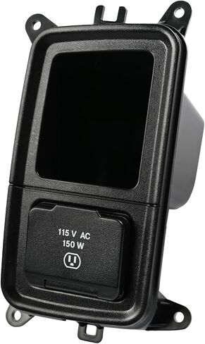1WP34DX9AA Dash Cubby Power Outlet Bezel W/ 4 Pin Inverter Power Outlet Plug 56046934AA 115V AC Compatible with Ram 1500 2500 3500 2017 2018 in Kuwait