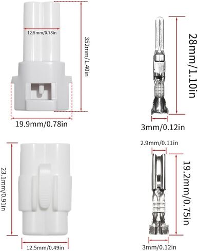 طقم موصل دراجة نارية 4Set 2 Pin 2 Way مع أطراف وأختام متوافقة مع Sumitomo MT090 in Kuwait