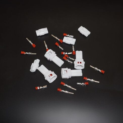 طقم موصل دراجة نارية 4Set 2 Pin 2 Way مع أطراف وأختام متوافقة مع Sumitomo MT090 in Kuwait