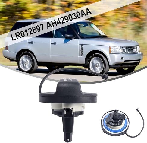 Fuel Filler Cap for for Land Rover for Range Rover L322 2004-2012 Compatible with LR012897 Black Plastic Direct Fit Replacement in Saudi Arabia