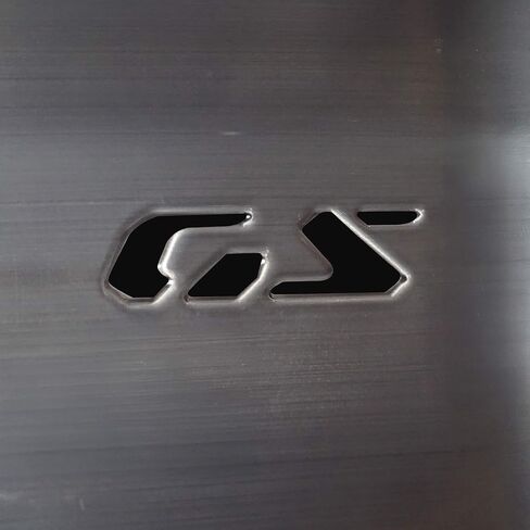 labelbike - 2 Stickers Motorcycle Pre-Spaced GS Writing Compatible with BMW R1300GS Adventure - Black Color in Saudi Arabia