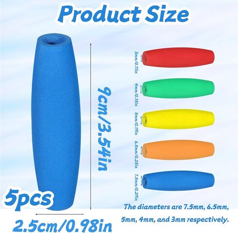 5 PCS Crochet Hook Grip Ergonomic Crochet Hook Grip Handle for Crocheting and Knitting Fits 2mm-10mm Comfortable Removable Cushions Hands Handle in Kuwait