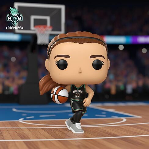 فانكو بوب! WNBA: New York Liberty - Sabrina Ionescu - شخصية فينيل قابلة للتجميع - فكرة هدية - بضائع رسمية - ألعاب للأطفال والكبار - عشاق الرياضة - شخصية نموذجية لهواة الجمع والعرض in Kuwait