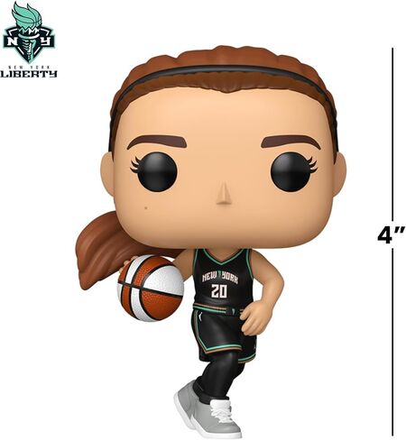فانكو بوب! WNBA: New York Liberty - Sabrina Ionescu - شخصية فينيل قابلة للتجميع - فكرة هدية - بضائع رسمية - ألعاب للأطفال والكبار - عشاق الرياضة - شخصية نموذجية لهواة الجمع والعرض in Kuwait