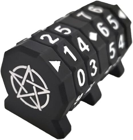 Board Game Life Counter, 4-Digit Wheel Trackers for 0-9999 Single Player and 0-99 Dual Player Modes, MTG Life Counter, Professionally Made for TCG, DND, RPGs, and MTG, Card and Tabletop Games (Black) in Kuwait