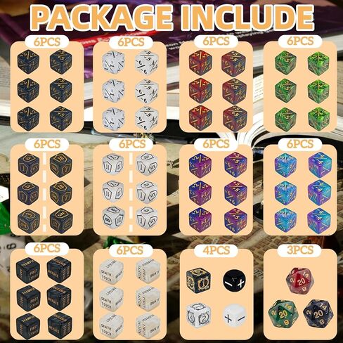 67 PCS MTG Counter Dice Set - Ability Keyword Counters, -1/+1 & Shield Life Counters, Creature Stat Buffs, Colorful D6 Dice, Dragon Design Dice for MTG TCG Card Games, with Black Storage Bag in Saudi Arabia