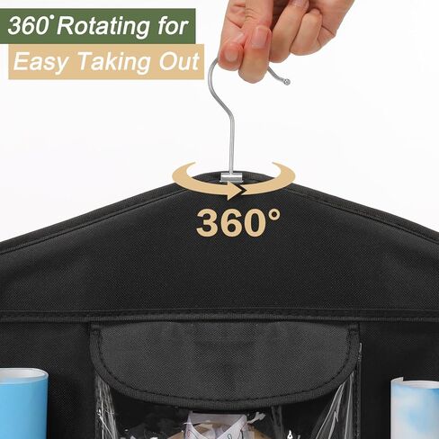 EXLIFBAG Wrapping Paper Storage, Gift Wrap Organizer Holder Double-Sided Hanging Gift Bag Storage Organizer in Saudi Arabia
