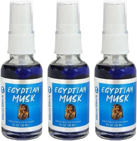 Concentrated Air Freshener Spray 1 oz. Glass Bottle - Egyptian Musk Scent 3-Pack in Saudi Arabia