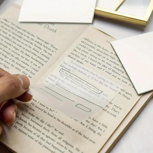 100 Sheets Transparent Sticky Notes, Waterproof Clear Sticky Notes-3x3 inch for Drawing and Tracing, Office, College, School Supplies in Kuwait