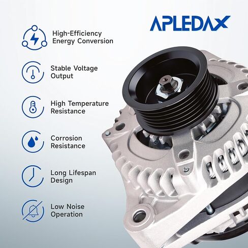 High Output Alternator For/Honda/Odyssey 2008-2010 Pilot 2009-2011 For/Ridgeline For/Acura MDX ZDX 2010-2013 RL TL TSX 130Amp 12V CW 6-Groove Pulley 31100-RGW-A01 11391 in Saudi Arabia