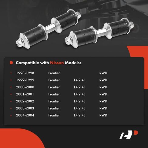 A-Premium 2 x Front Sway Bar Links Stabilizer Bar Links, Compatible with Nissan Frontier 1998 1999 2000 2001 2002 2003 2004, RWD in Kuwait