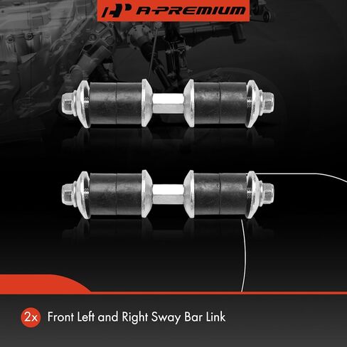 A-Premium 2 x Front Sway Bar Links Stabilizer Bar Links, Compatible with Nissan Frontier 1998 1999 2000 2001 2002 2003 2004, RWD in Kuwait
