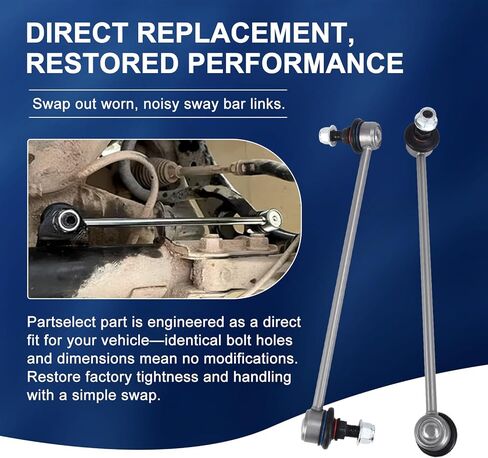 2PCS Front Sway Bar Link Stabilizer Bar Links Replacement for Nissan Pathfinder Altima 2007-2021 Maxima Murano Rogue Quest, for Infiniti QX60 JX35 in Kuwait