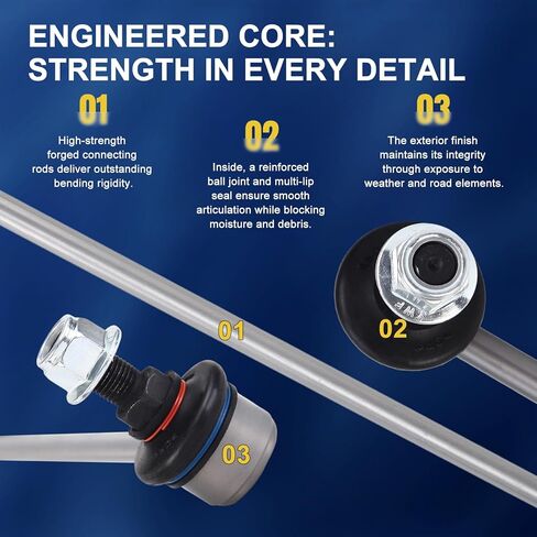 2PCS Front Sway Bar Link Stabilizer Bar Links Replacement for Nissan Pathfinder Altima 2007-2021 Maxima Murano Rogue Quest, for Infiniti QX60 JX35 in Kuwait