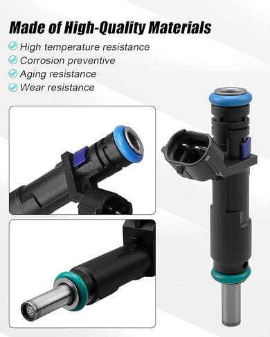 3 Pcs 420874834 Fuel Injector Compatible with Sea-Doo GTX GTR GTI RXT Challenger Speedster Wake Replace 420874834 420874846 006-622 in Kuwait