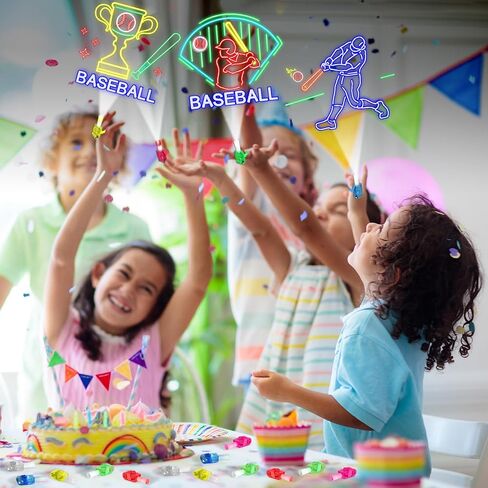 36Pcs Baseball LED Finger Lights Sport Party Favors Glow in the Dark Light Up Finger Lights Themed Bulk for Birthday Party Goodie Bag Stuffer Birthday Gifts Prize in Saudi Arabia