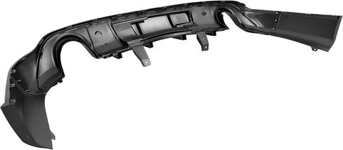 ALMULOO Rear Bumper Diffuser Compatible with 2011-2022 Dodge Durango R/T SRT Lower Bumper Diffuser Lip Splitter Spoiler Plastic(PP) Painted Matte Black in Kuwait