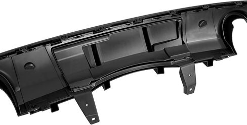 ALMULOO Rear Bumper Diffuser Compatible with 2011-2022 Dodge Durango R/T SRT Lower Bumper Diffuser Lip Splitter Spoiler Plastic(PP) Painted Matte Black in Kuwait