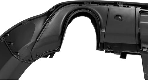 ALMULOO Rear Bumper Diffuser Compatible with 2011-2022 Dodge Durango R/T SRT Lower Bumper Diffuser Lip Splitter Spoiler Plastic(PP) Painted Matte Black in Kuwait