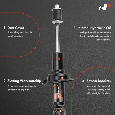 A-Premium Front Shock Absorber Strut Compatible with Nissan Armada 2017-2024 & Infiniti QX80 2014-2024, QX56 2011-2013, 2-PC Set in Kuwait