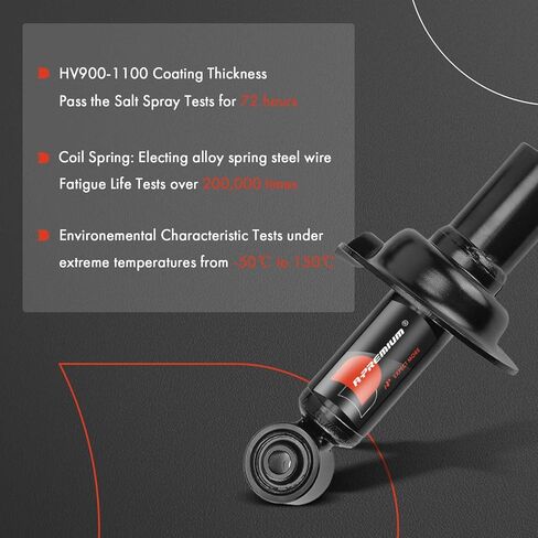 A-Premium Front Shock Absorber Strut Compatible with Nissan Armada 2017-2024 & Infiniti QX80 2014-2024, QX56 2011-2013, 2-PC Set in Kuwait