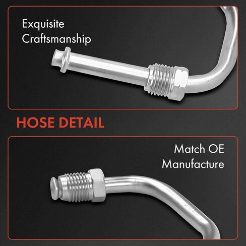 A-Premium Power Steering Pressure Hose Line Assembly Compatible with Hyundai Santa Fe 2003 2004 2005 2006, 3.5L, Tube - To Rack in Kuwait