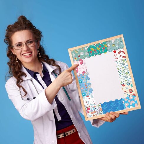 36Pcs Nurse Pattern Paper - 6" x 6" Medical Decorative Paper - Doctor Scrapbook-Paper Cardboard Card Stock DIY Crafts for Nurse Day Graduation Card Making Photo Album Crafts Arts Decor, A in Saudi Arabia