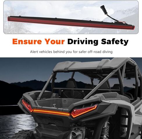 Accent Light Kit for Polaris RZR XP 1000 2024 2025 2026 Accessories, Front LED Grille Accent Signature Light and Red Rear Center Accent Lamp Taillight for Polaris RZR XP/XP 4 1000 2024+ in Saudi Arabia