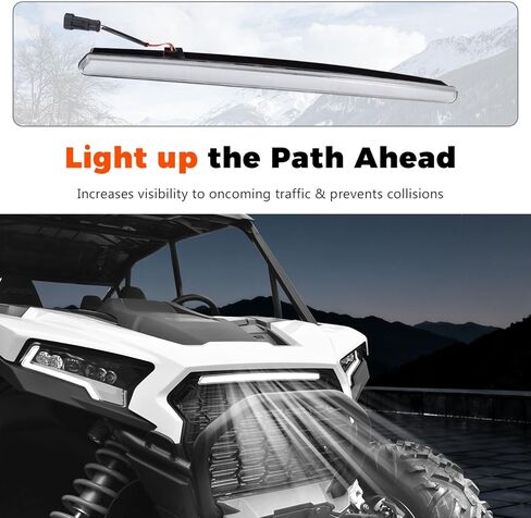 Accent Light Kit for Polaris RZR XP 1000 2024 2025 2026 Accessories, Front LED Grille Accent Signature Light and Red Rear Center Accent Lamp Taillight for Polaris RZR XP/XP 4 1000 2024+ in Saudi Arabia