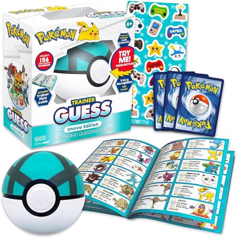 لعبة Pokemon Trainer Guess إصدار Unova - حزمة مع لعبة التخمين، تحدث إلى إشارة Poke Ball Plus الخاصة بك، وبطاقات التداول | لعبة البوكيمون التخمين in Kuwait