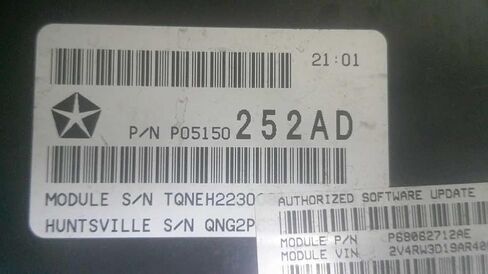 08 09 Caravan Engine ECM Electronic Control Module 3.8L 05150252AC 68025819AD in Kuwait