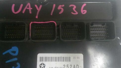 08 09 Caravan Engine ECM Electronic Control Module 3.8L 05150252AC 68025819AD in Kuwait