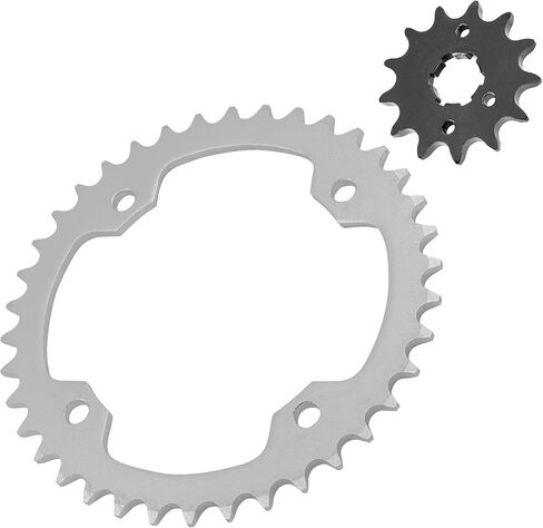 Caltric Front and Rear Sprocket Kit Compatible with Yamaha Raptor 350 YFM350 2004-2013 in Kuwait