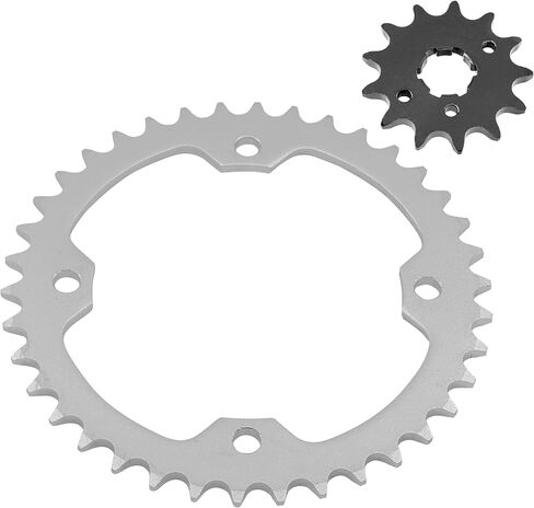 Caltric Front and Rear Sprocket Kit Compatible with Yamaha Raptor 350 YFM350 2004-2013 in Kuwait