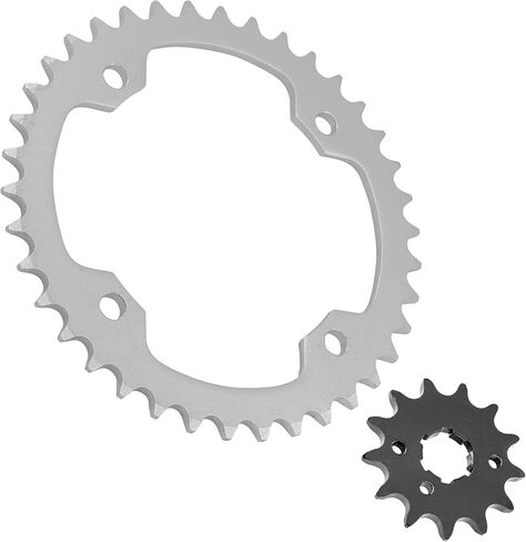 Caltric Front and Rear Sprocket Kit Compatible with Yamaha Raptor 350 YFM350 2004-2013 in Kuwait