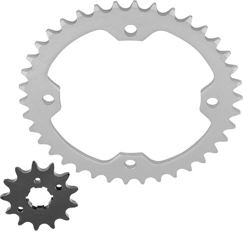 Caltric Front and Rear Sprocket Kit Compatible with Yamaha Raptor 350 YFM350 2004-2013 in Kuwait