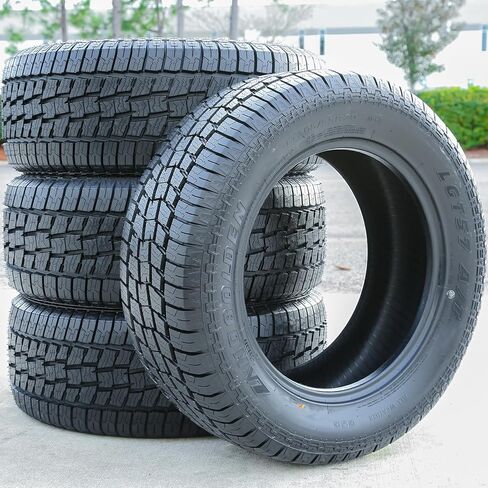 مجموعة من 4 (أربعة) إطارات Landgolden LGT57 A/T للشاحنات الخفيفة للطرق الوعرة لجميع التضاريس - LT305/55R20 305/55/20 305/55-20 121/118S نطاق التحميل E LRE 10 طبقات BSW جدار جانبي أسود in Kuwait