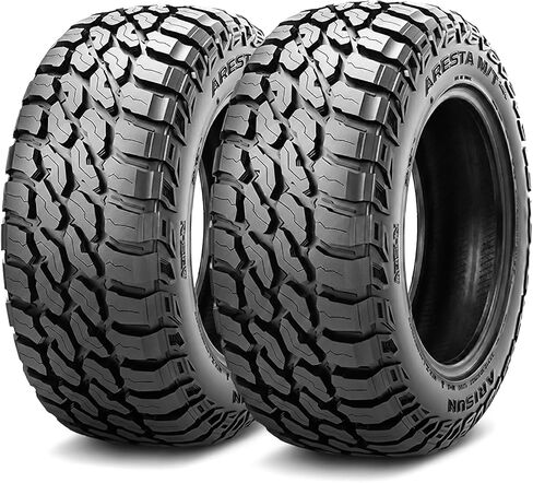 Arisun Aresta M/T ZG08 Mud Off-Road Light Truck Radial Tire-30X9.50R15LT 30X9.50X15 30X9.50-15 104Q نطاق التحميل C LRC 6-Ply BSW جدار جانبي أسود in Kuwait