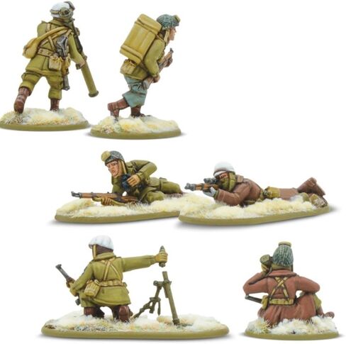 Warlord Games US Airborne (Winter) Weapons Teams 28mm Scale Resin Miniatures for Bolt Action Highly Detailed World War 2 Miniatures in Saudi Arabia