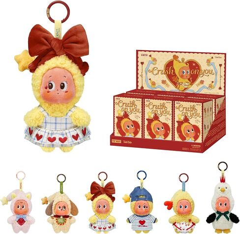 POP MART Twinkle Twinkle Crush On You Series-Plush Pendent Blind Box, Collectible Toys Home Decorations, Holiday Birthday Gifts for Girls and Boys, Single Box in Kuwait