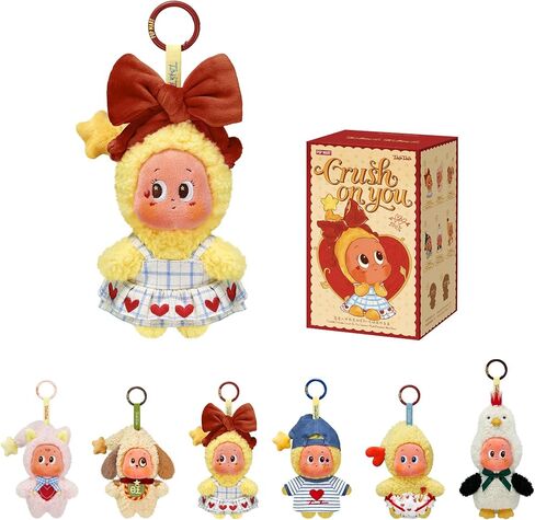 POP MART Twinkle Twinkle Crush On You Series-Plush Pendent Blind Box, Collectible Toys Home Decorations, Holiday Birthday Gifts for Girls and Boys, Single Box in Kuwait