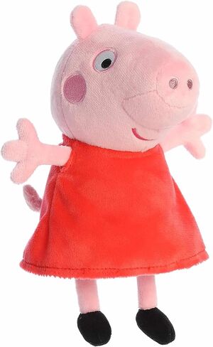 لعبة الحيوانات المحشوة من Aurora® Playful Peppa Pig™ - ألعاب مرخصة رسميًا لجميع المعجبين - مثالية لأعياد الميلاد والبالغين والأطفال من جميع الأعمار - وردي 6 بوصات in Kuwait