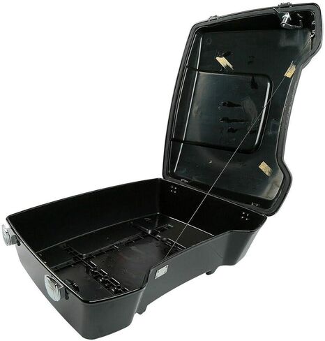 Chopped Trunk Backrest + Solo Mount Rack Fit for Harley Trunk Touring Road King Road Glide Electra Glide Street Glide 2009-2013 in Saudi Arabia