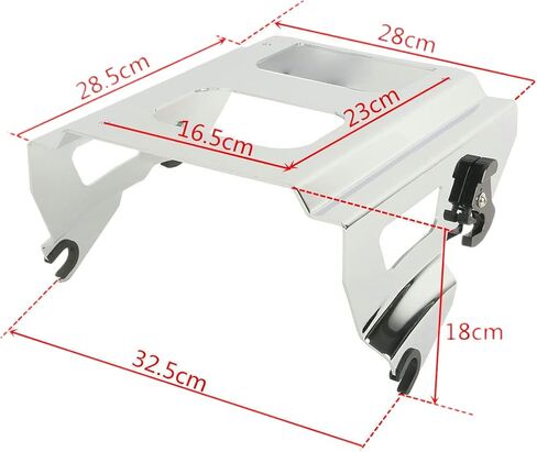 Chopped Trunk Backrest + Solo Mount Rack Fit for Harley Trunk Touring Road King Road Glide Electra Glide Street Glide 2009-2013 in Saudi Arabia