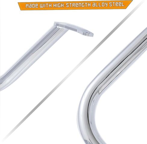 Kinglemc Crash Bar Engine Guard Highway Freeway Bar for Harley Dyna Daytona Glide Custom Low Rider Street Bob Sturgis Super Glide (Chrome) in Kuwait