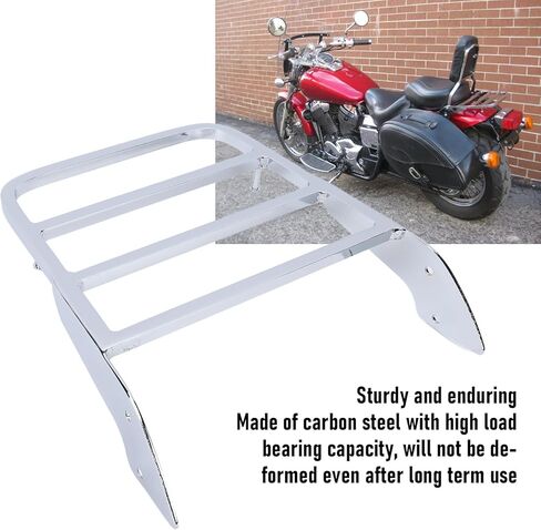 Motorcycle Rear Luggage Rack Replacement for Magna VF 750 250 Shadow Spirit VT600 Sabre VT1100 ACE VT1100 Carbon Steel Rear Seat Luggage Support Shelf in Saudi Arabia