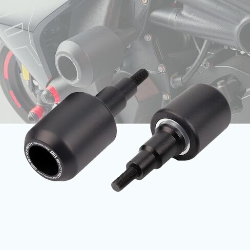 Frame Sliders Engine Crash Bar Fit for CFMOTO 675SS / 675NK / 675SR POM & Aluminum Frame Protectors, Direct Bolt-On Anti-Falling Guard Kit 8mm Thread (Black) in Saudi Arabia