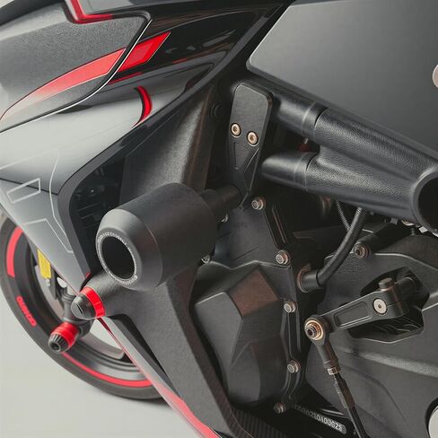 Frame Sliders Engine Crash Bar Fit for CFMOTO 675SS / 675NK / 675SR POM & Aluminum Frame Protectors, Direct Bolt-On Anti-Falling Guard Kit 8mm Thread (Black) in Saudi Arabia